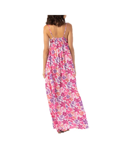 2023 New Summer Wholesale Modern Stylish Woman Sexy Clothing Ladies Floral Print Long Maxi Dress