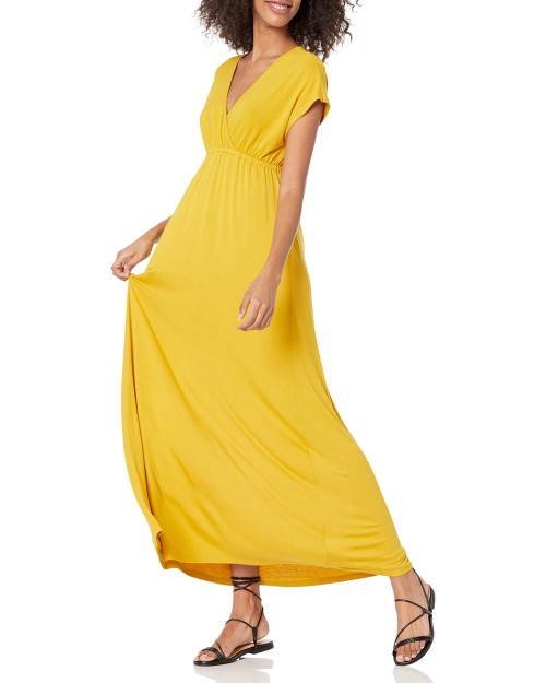 2023 High Quality Essentials Available in Plus Size Women's Waisted Elegant Maxi Dress