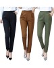 High Waist Autumn Straight Leg Slacks Office Lady Suit Pants Women Casual Trousers