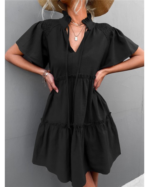 Spring summer 2023 hot sale s V-neck dress A line dress