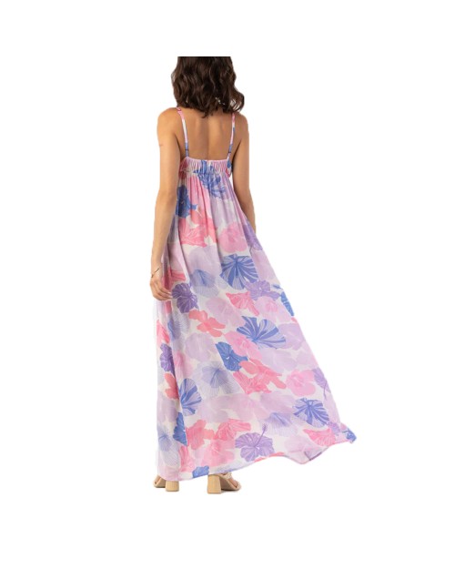 2023 New Summer Wholesale Modern Stylish Woman Sexy Clothing Ladies Floral Print Long Maxi Dress